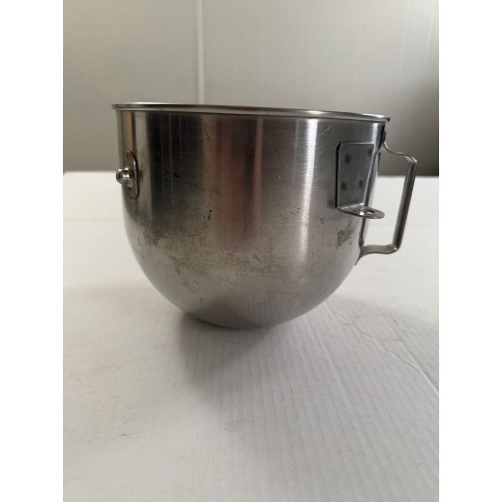 Lot Of 4 Unbranded 5 Quart Stainless Kitchen Aid Style Mixing Bowls - Picture 6 of 10